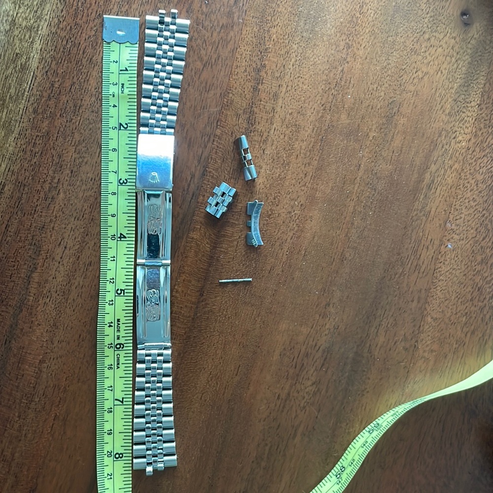 Rolex Steel Jubilee Bracelet 62510 H (authentic) with spare parts/pin